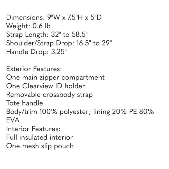 Lug Nibble lunch bag with adjustable strap - Picture 6 of 6